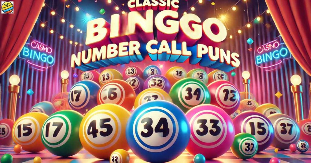 Classic Bingo Number Call Puns