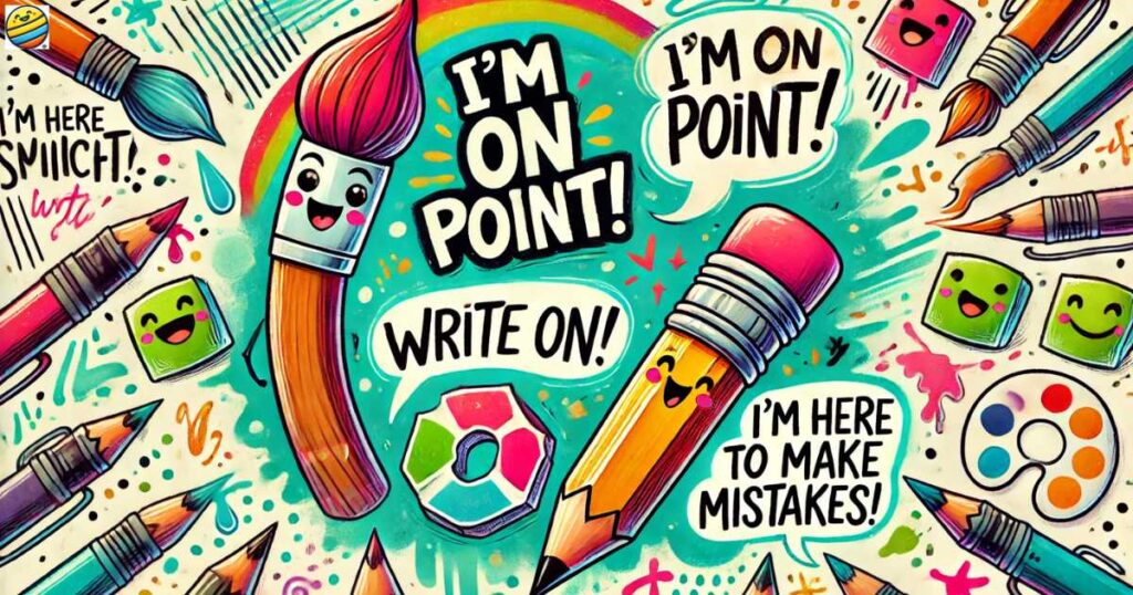 Drawing Puns That Make Their Mark