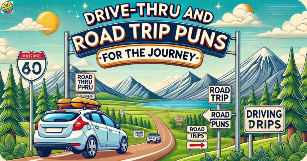 Drive-Thru and Road Trip Puns for the Journey