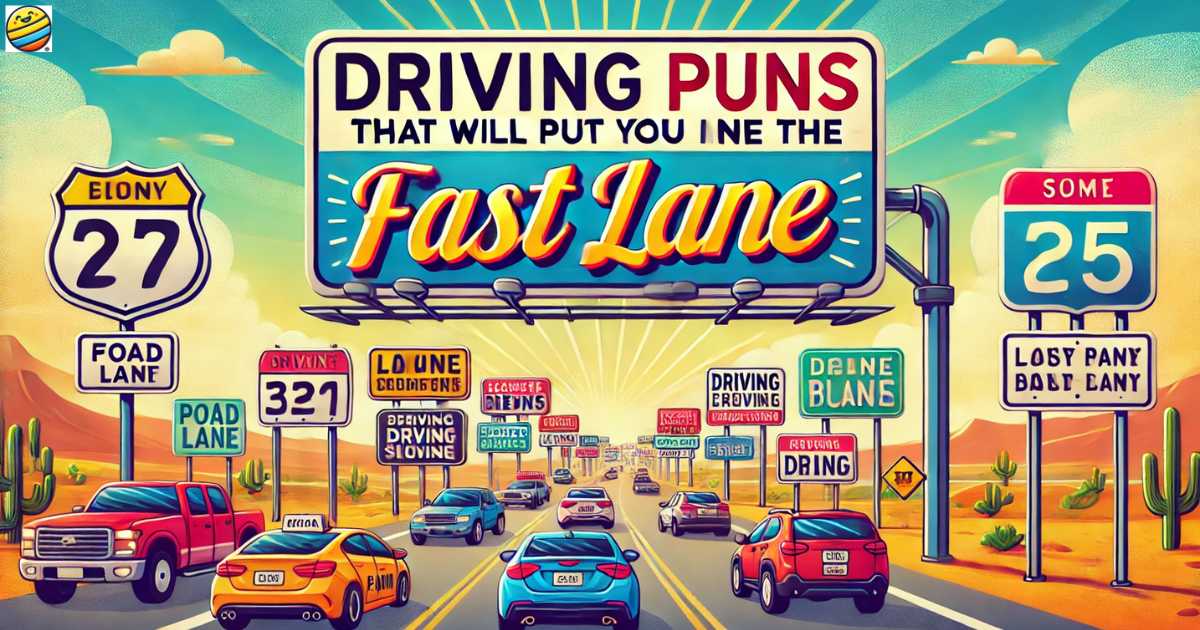 Driving Puns That Will Put You in the Fast Lane
